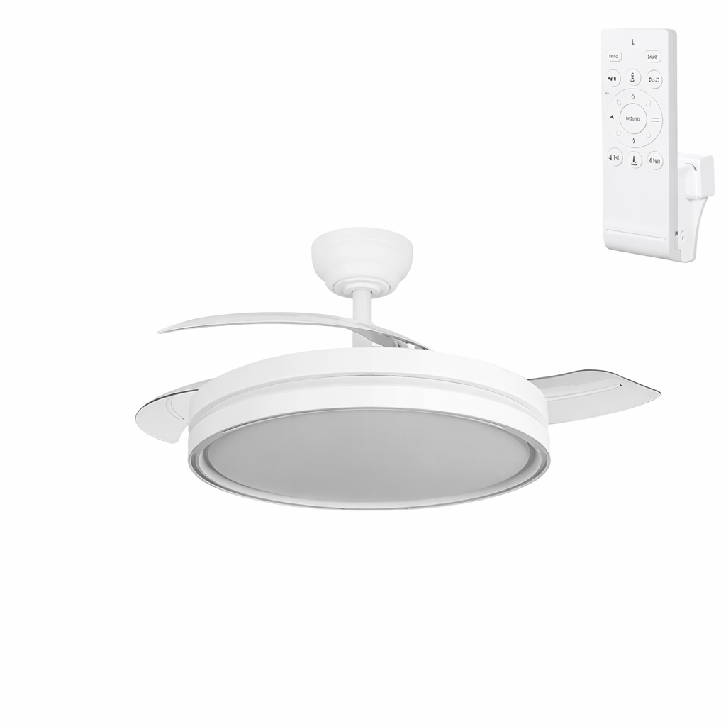 Ventilador Dc Blanco Función Verano-Invierno 60w 6980lm 3500-4000-6500k