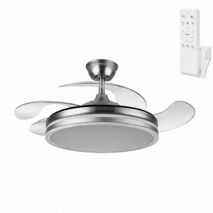 Ventilador DC Niquel Función Verano-Invierno 59w 6980lm 3500-4000-6500k