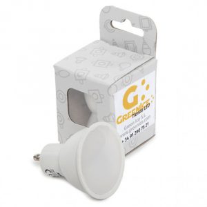 Bombilla LED GU10 7W 486Lm 2700ºK Estuche Personalizado 40.000H [SKY-GU10-7W-WW-EP07]