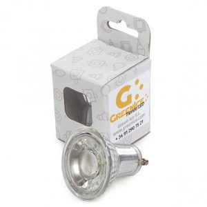 Bombilla LED GU10 7W 550Lm 6000ºK Estuche Personalizado 40.000H [JY-GU10-G7W-CW-EP07]