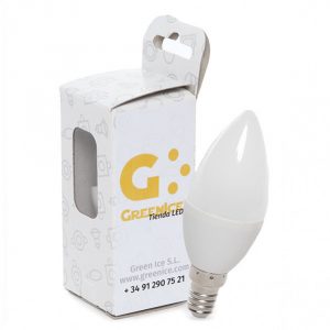 Bombilla LED E14 5W 384Lm 2700ºK Estuche Personalizado 40.000H [HO-C37-E14-5W-RC-WW-EP06]