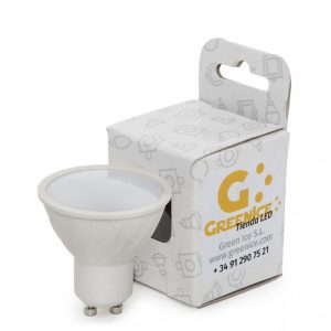 Bombilla LED GU10 6W 468Lm 2700ºK Estuche Personalizado 40.000H [HO-GU10-SMD-6W-IC-WW-EP07]