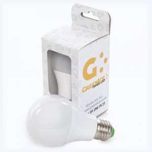 Bombilla LED E27 9W 758Lm 2700ºK Estuche Personalizado 40.000H [HO-ED-B3-E27-9W-WW-EP03]