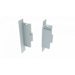 Tapón Final Perfíl Tipo TIANO Empotrado - Aluminio - Blanco - Derecha - Con Agujero