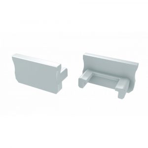 Tapón Final Perfíl Tipo A - Aluminio Negro
