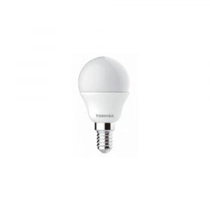 Bombilla LED TOSHIBA E14 G45 4.7W 470Lm Blanco Cálido [TO-DELS-GF4400514DE51