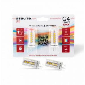 Bombilla LED Asalite G4 2W 220Lm 3000K IP20 [ASAL-0097