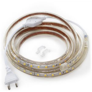 Tira de 60 LEDs/M SMD3528 220VAC x1M 40.000H [GR-3528220VAC1M-0003]-Rojo