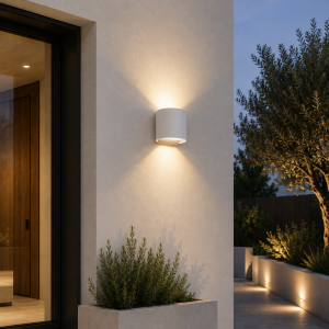 Aplique LED Exterior 2x5W 100Lm/W IP65 Blanco 2700ºK [HO-APL07-IP65-W-WW]
