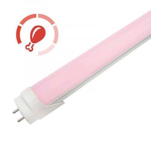 Tubo LED T8 18W 1.500Lm 120Cm Difusor Opal - Rosa 40.000H [HO-T8-1200-18W-R-O]