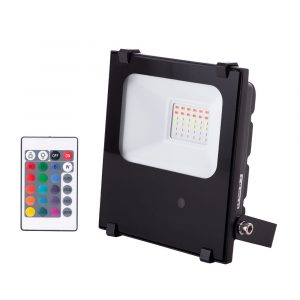 Proyector LED 20W IP65 Mando a Distancia RGB 40.000H