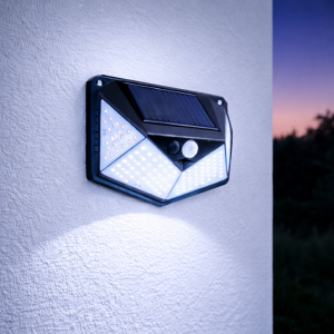 Aplique LED 6000ºK Sensor Solar IP65 40.000H [HO-SW6080-PIR]