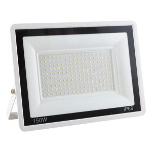 Proyector LED 150W 12.000Lm 6000ºK IP66 Regulable 60,000H Acabado Blanco