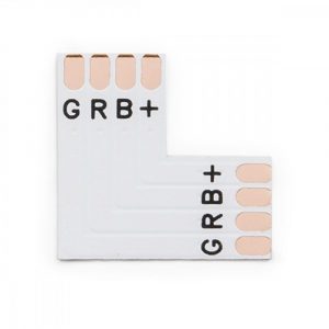 Conector Soldar L Tira LED RGB 10Mm