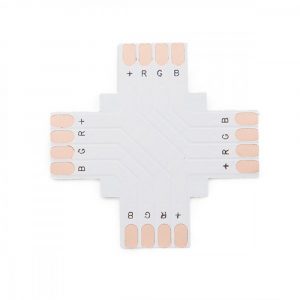 Conector Soldar + Tira LED RGB 10Mm