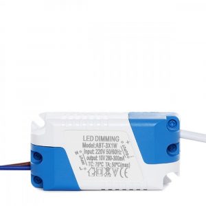 Driver ABT-3X1W Pot.3W V Out 10VDC 300 mA Clase II TRIAC [GR-DRDIM-3W]