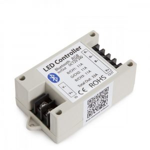 Controlador Tira LED RGB Bluetooth Smartphone 12-24VDC 400-800W