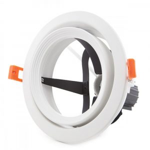 Aro Foco Downlight Par 30 E27 (Sin Lámpara) Blanco