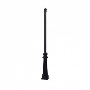 Columna Falsa Villa 3,20M - Pernos Acero/Fundición Hierro Pintado Negro