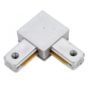 Conector 90º Carril Monofásico Aluminio