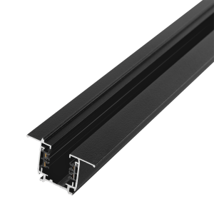 Carril Trifásico Empotrable para Focos LED Negro 1M [HO-LM3220-EM