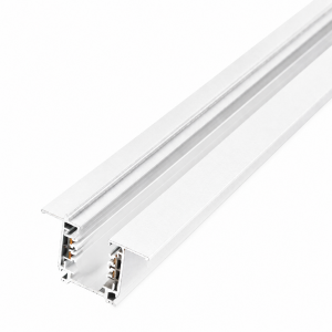 Carril Trifásico Empotrable para Focos LED Blanco 1M [LM-LM3209-EM]
