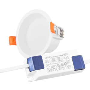 Downlight LED 7W 140Lm/W Driver LIFUD Flicker Free 2700ºK [HO-DL01-LI-7W-WW]