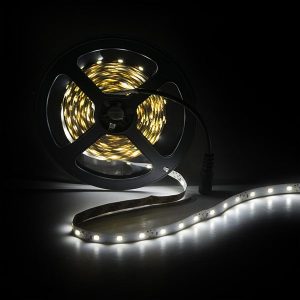 Tira de 300 LEDs 24W 1.200Lm CRI85 6000ºK SMD3528 12VDC x5M 40.000H [PL219001W]