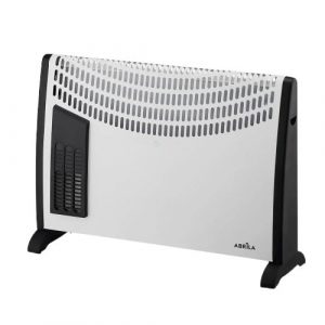 Convector Falla 2000w Blanco 3 Potencias Funcion Turbo Protección Sobrecalentamiento, Asa, Termostato Regulable 48x68,5x20cm