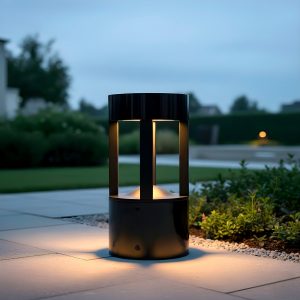 Baliza LED Exterior "San Luis" 30Cm 10W 220VAC 3000ºK Negro