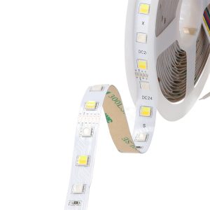 Tira LED SMD5050 14,4W/M 140Lm/W 24VDC IP20 RGB/CCT Rollo 5M