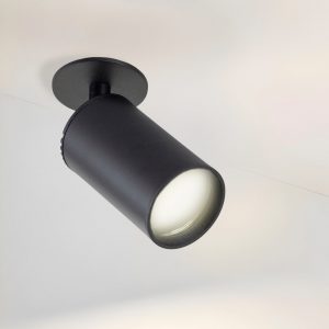Spot Empotrable GU10 Negro (Sin Bombilla) [LUM-RGU10-B]