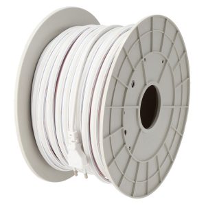 Tira Flexible LED 12W/M 230VAC 286LEDs/M SMD2025 1800Lm/M IP65 3000ºK 50 Metros