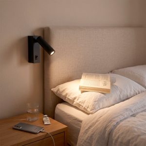 Aplique de pared para lectura 3W Orientable "Halo" Chip CREE