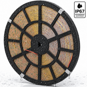 Tira LED COB 50 Metros 12W/M 700Lm/M CRI90 6000ºK IP67 24VDC