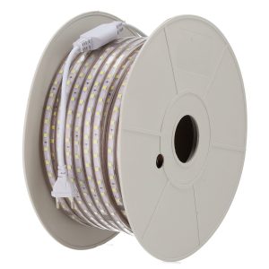 Tira de 60 LEDs/M 500W 42.000Lm 2000ºK SMD5050 220VAC IP65 x50M 40.000H [HO-220-60-50M-EWW]