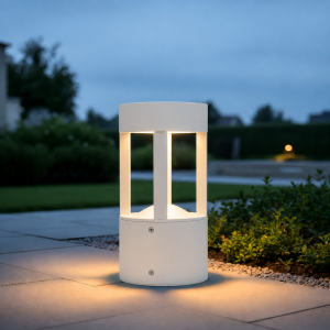 Baliza LED Exterior "San Luis" 30Cm 10W 220VAC 3000ºK Blanco