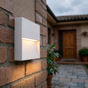 Aplique LED para Exterior 7W IP54 Rectangular 2700ºK Blanco