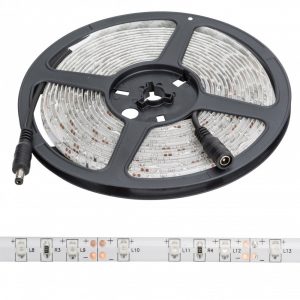 Tira de 300 LEDs 24W 1.200Lm CRI85 6000ºK SMD3528 12VDC IP65 x5M 40.000H [PL219002W]