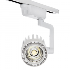 Foco Carril Trífasico 30W 1,872Lm 2700ºK "Faith" Single Phase 40,000H [IDI-FC-D-30-WW]