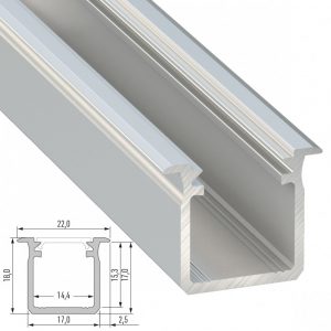 Perfíl Aluminio Tipo G 2,02M