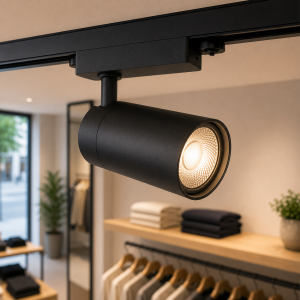 Foco de Carril LED 15W 1350Lm CRI85 4200ºK Monofásico 40.000H [HO-FC-15W-B-W]