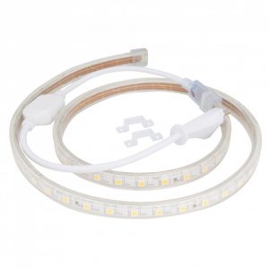 Tira de 60 LEDs/M 2700ºK SMD5050 220VAC x11M 40.000H [GR-5050220VAC11M-0002]