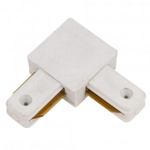 Conector 90º Carril Monofásico Blanco [HO-PL218000A]