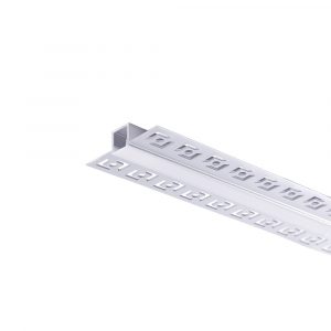 Perfíl de Aluminio para Empotrar Escayola/Pladur Tira Led 9mm - 1M