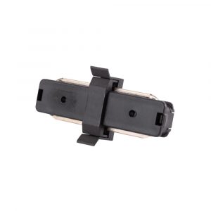 Conector Recto Carril Monofásico Negro [HO-PL218000RN]